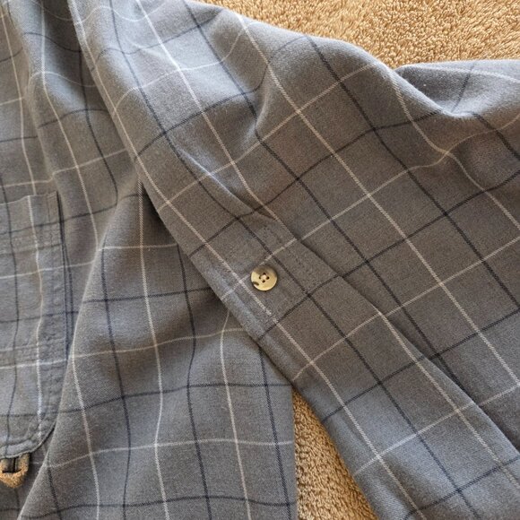 Braeval Mens Shirt Tiera Plaid Wool Blend Flannel Vented Gun Bird Hunt Size XXL - Picture 9 of 13